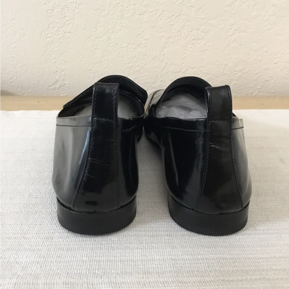 By Far Nick Chain Anklet Patent Leather Loafers size 37 missing chains - Picture 8 of 13